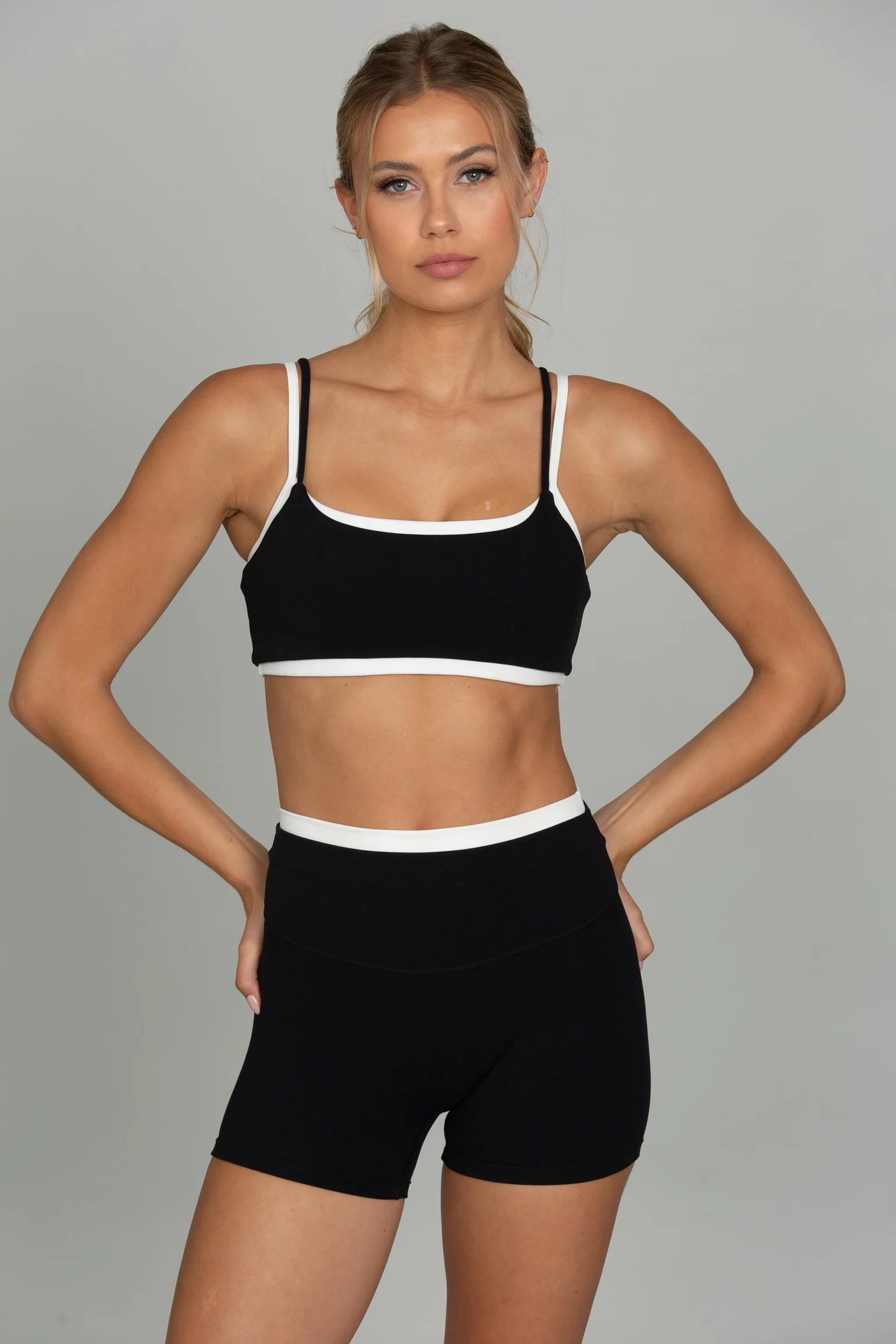 Black Double Waist StrydeForm Short - Image 5