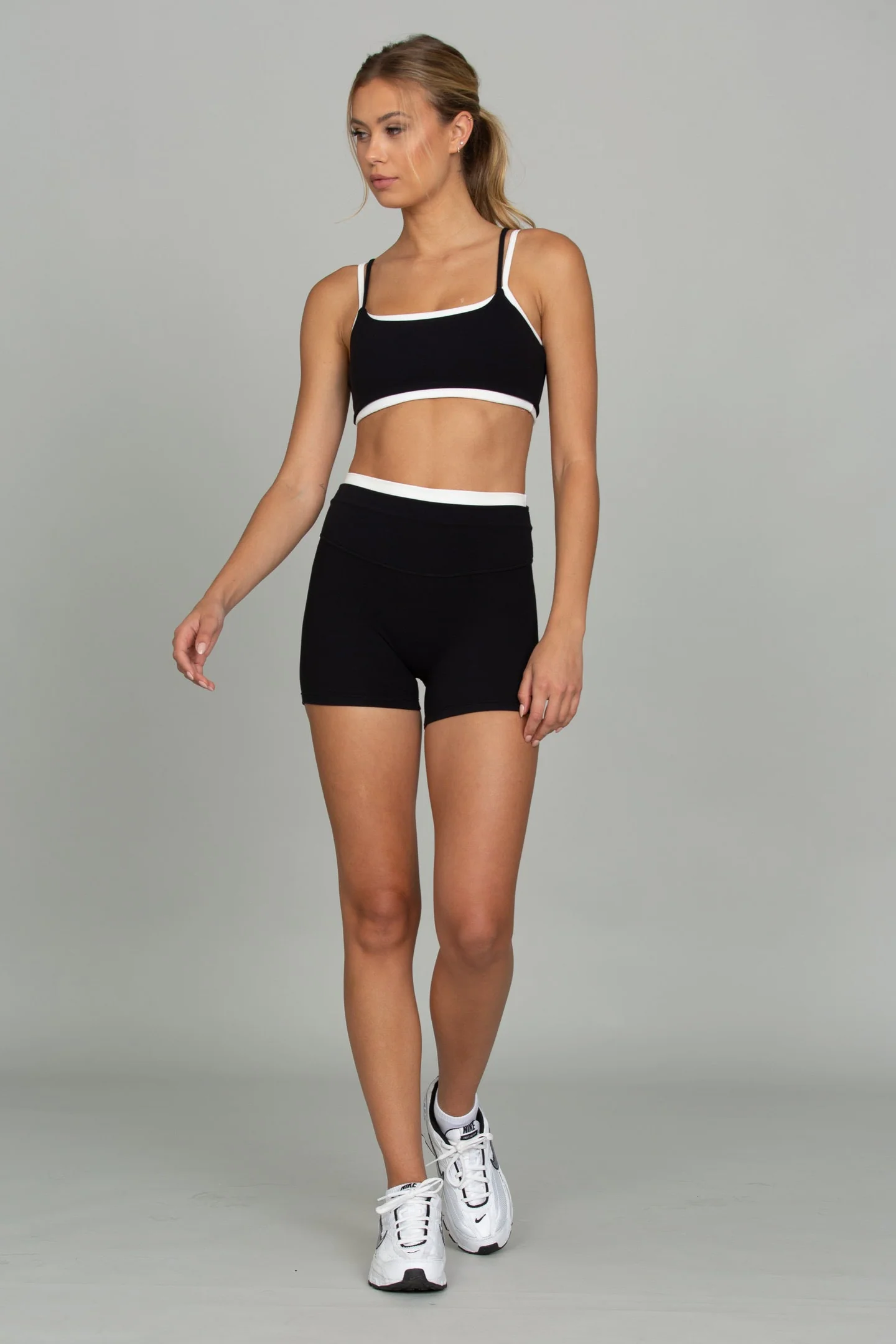 Black Double Waist StrydeForm Short - Image 7