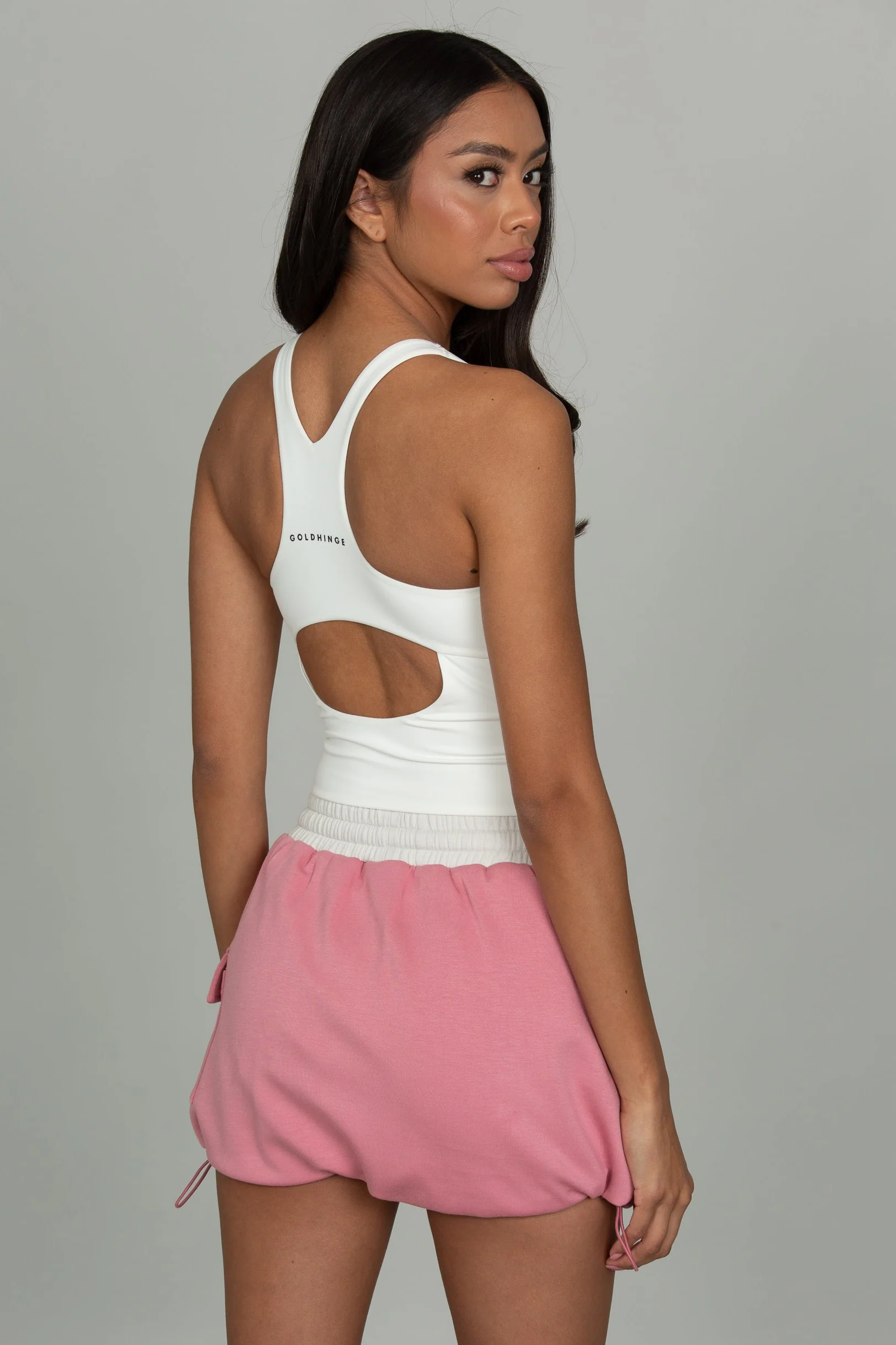 Desert Rose Bungee Hem Bubble Skirt - Image 5