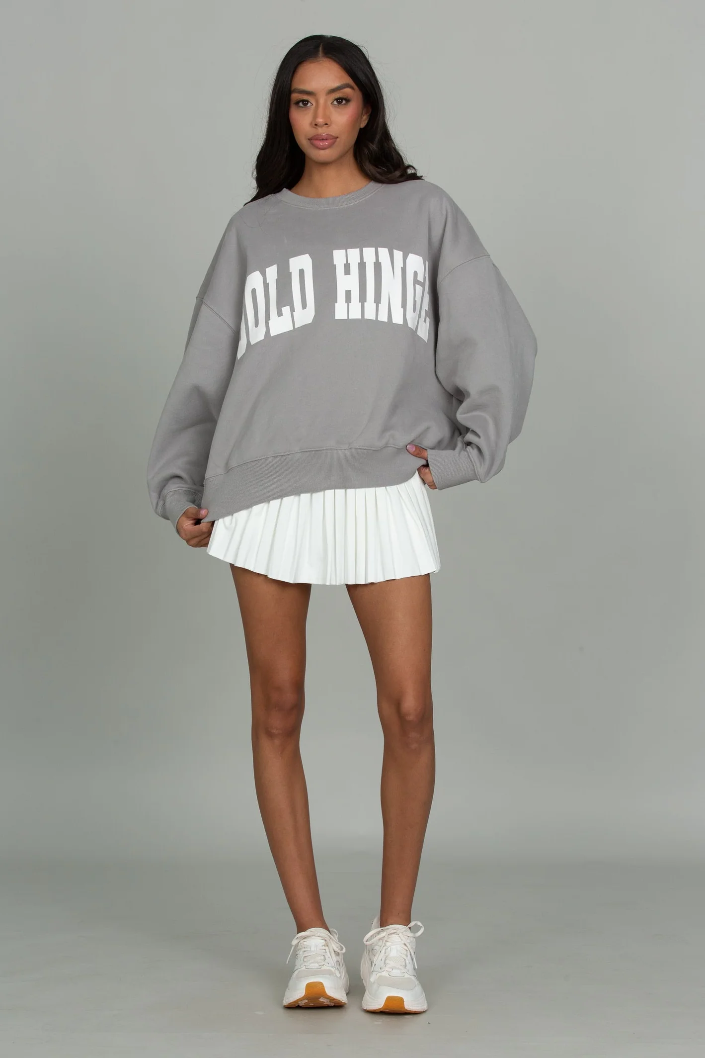 Light Grey GH Wide Arm Sweatshirt - Image 5