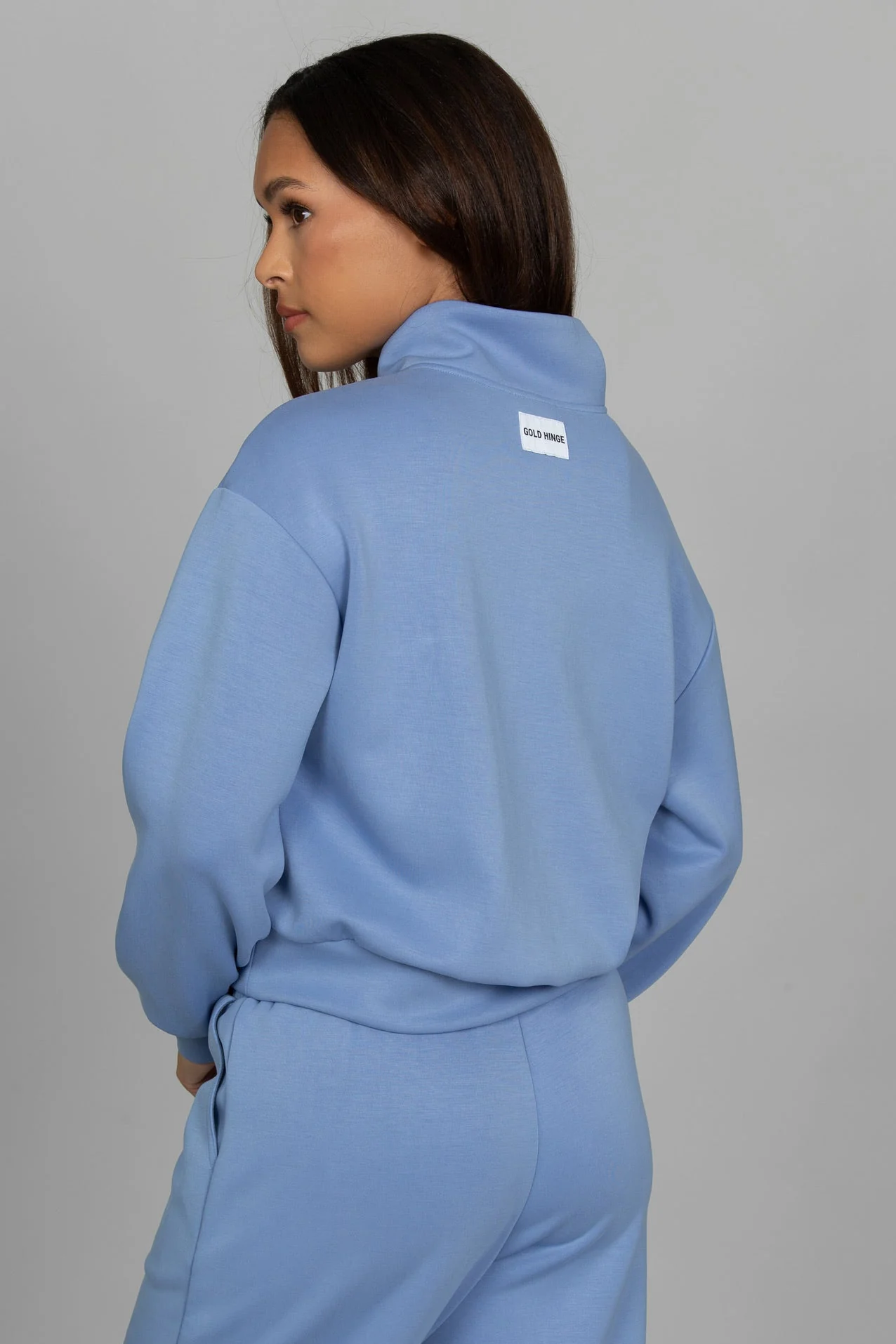 Periwinkle LuxeSoft Lounge Quarter Zip - Image 4