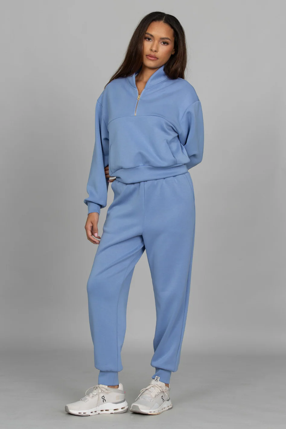 Periwinkle LuxeSoft Lounge Quarter Zip - Image 6