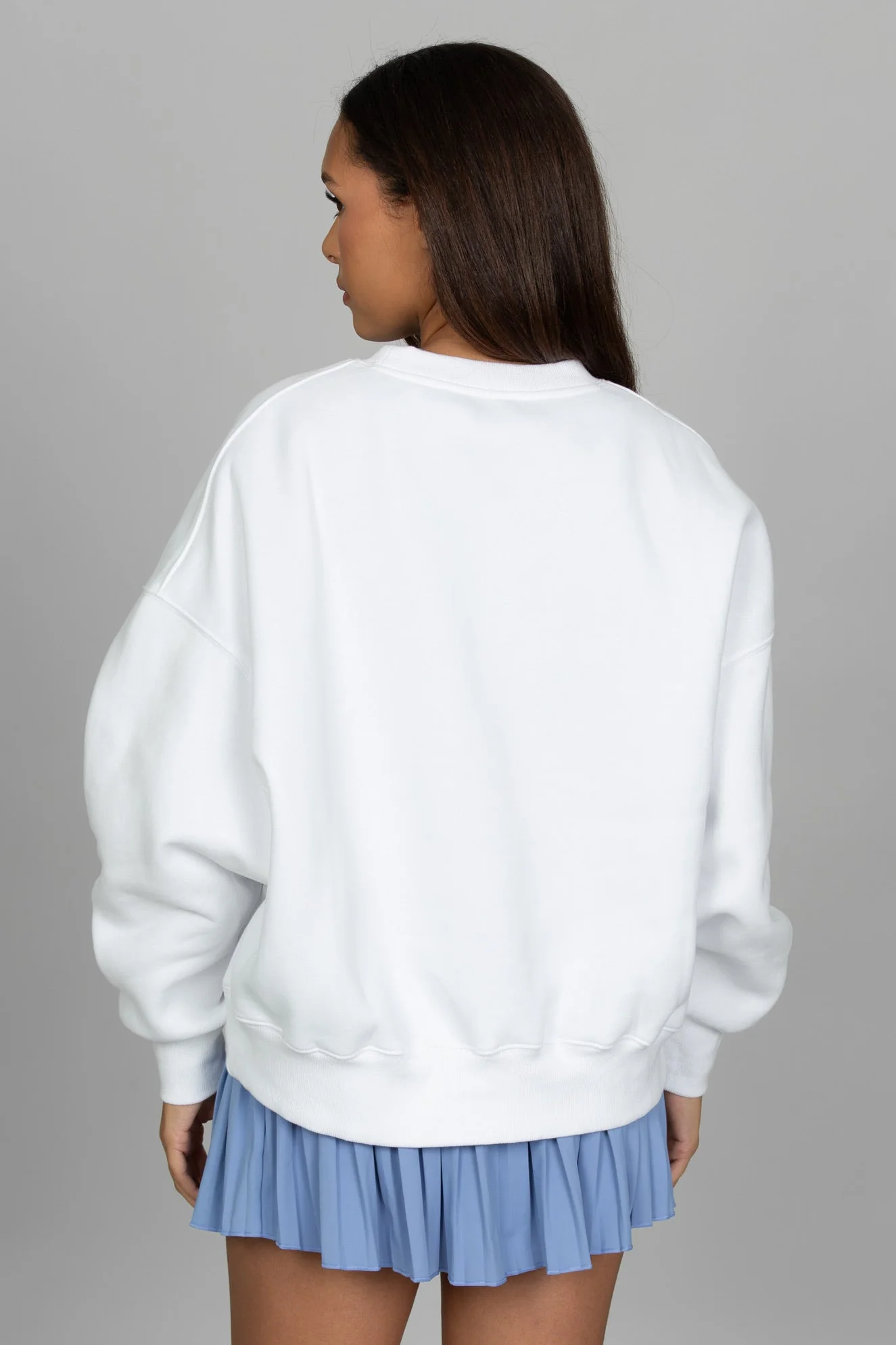 White Periwinkle GH Wide Arm Sweatshirt - Image 3