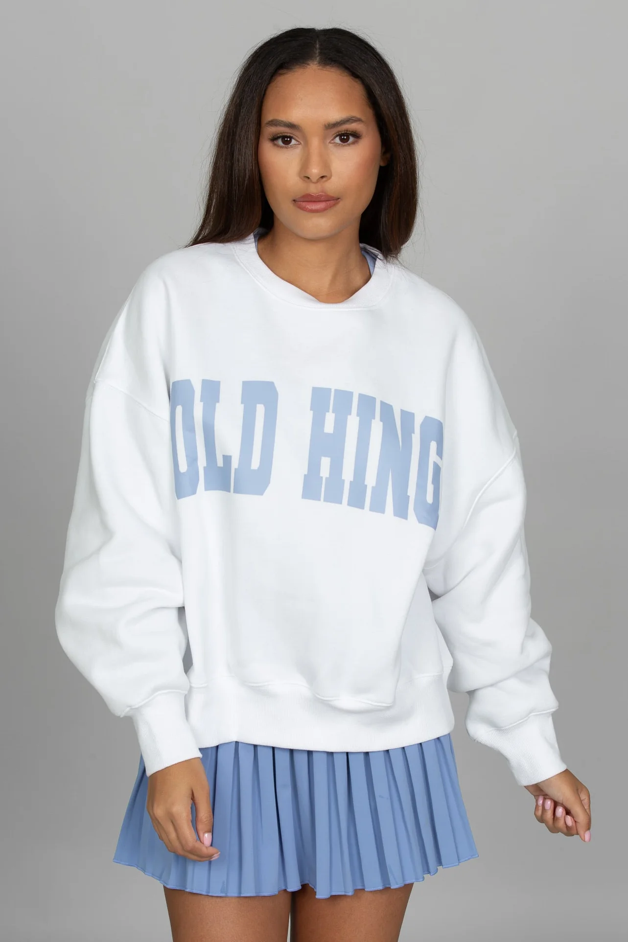 White Periwinkle GH Wide Arm Sweatshirt - Image 4